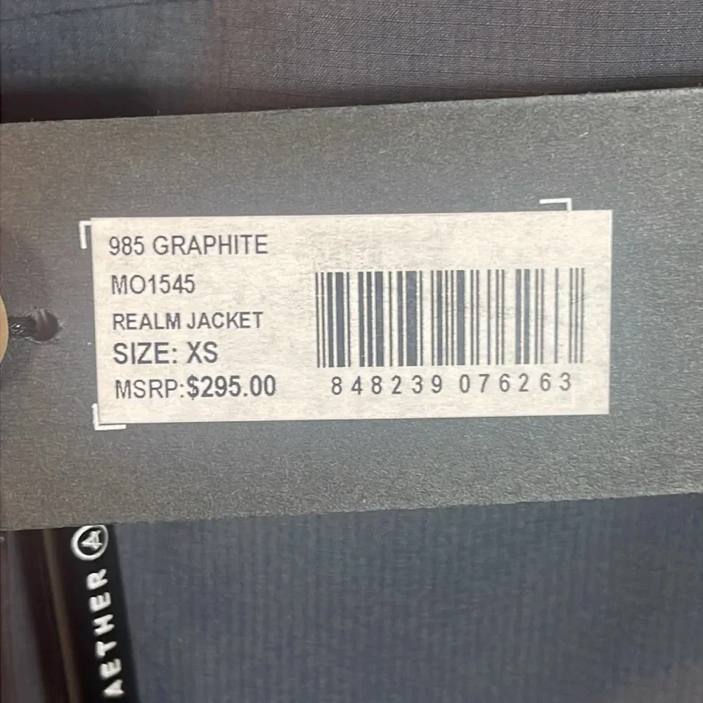 Aether Men's Realm Jacket in Graphite size XS - Picture 4 of 14